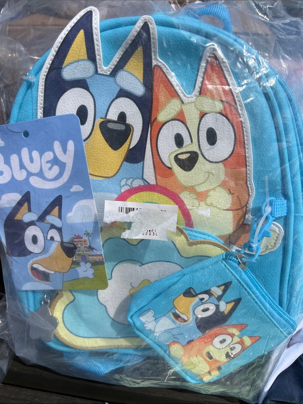 Kids Backpack and Coin Purse - Bluey